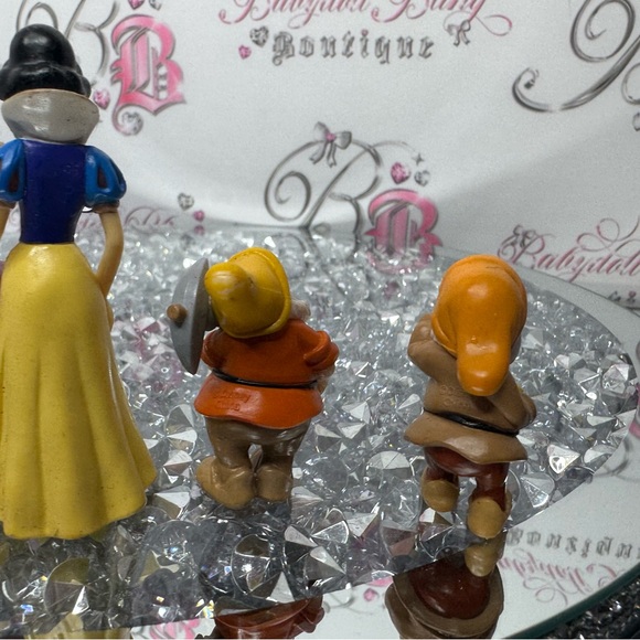 Disney Snow White and the dwarfs sleepy set collectors figurines dolls princess - Picture 8 of 11